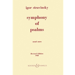 Symphony of Psalms - Vocal Score