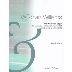 On Wenlock Edge - Vocal Score