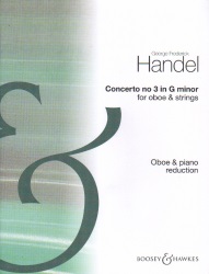 Concerto No. 3 in G Minor - Oboe and Piano