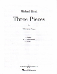 Elegiac Dance from 3 Pieces - Oboe and Piano