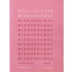 Mikrokosmos, Volume 3 (Pink) - Piano