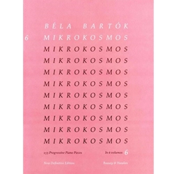 Mikrokosmos, Volume 6 (Pink) - Piano