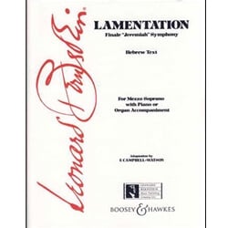 Lamentation (Finale "Jeremiah" Symphony) - Mezzo-Soprano and Piano or Organ