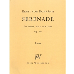Serenade, Op. 10 - Violin, Viola and Cello (Parts)