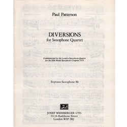 Diversions, Op. 32 - Sax Quartet