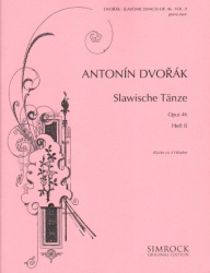 Slavonic Dances, Op. 46 Volume 2 - 1 Piano, 4 Hands