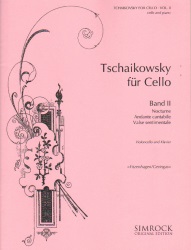 Tchaikovsky for Cello, Volume 2  - Cello and Piano