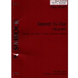 Septet in E-flat, Op. Posth - Study Score