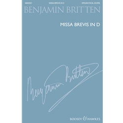 Missa Brevis in D - Vocal Score