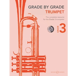 Grade by Grade: Trumpet, Grade 3 (Book/CD) - Trumpet and Piano