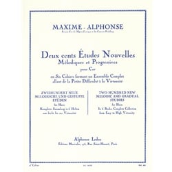 200 Etudes Nouvelles, Volume 4 - Horn