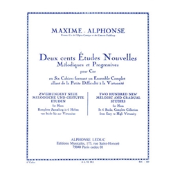 200 Etudes Nouvelles, Volume 6 - Horn