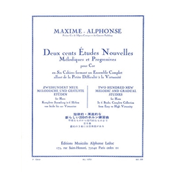 200 Etudes Nouvelles, Volume 3 - Horn