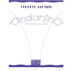 Andantino, Op. 30, No. 1 - Clarinet and Piano