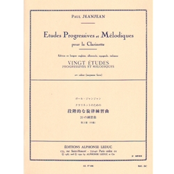 20 Progressive and Melodious Etudes, Vol. 2: Nos. 21-40 - Clarinet