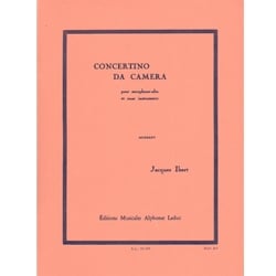 Concertino da Camera - Alto Sax and Piano