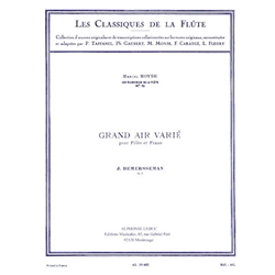 Grand Air Varie, Op. 3 - Flute and Piano