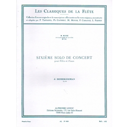 Solo de Concert No 6 Op 82 - Flute and Piano