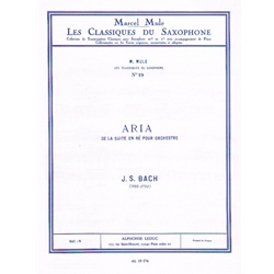 Aria from Suite in D Major - Alto Sax and Piano