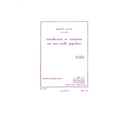 Introduction et variations sur une ronde populaire - Sax Quartet SATB