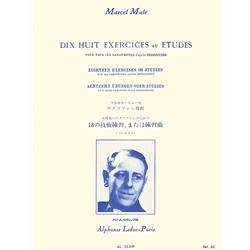 18 Exercises or Studies after Berbeguier - Saxophone