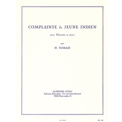 Complainte du Jeune Indien - Clarinet and Piano