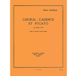 Choral, Cadence et Fugato - Trombone and Piano