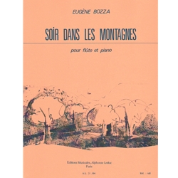 Soir dans les montagnes - Flute and Piano