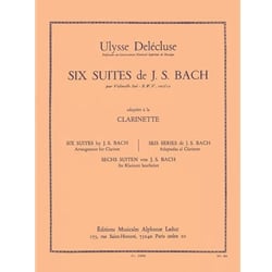 6 Suites, BWV 1007-1012 - Clarinet Unaccompanied