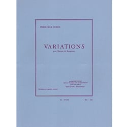 Variations - Sax Quartet SATB