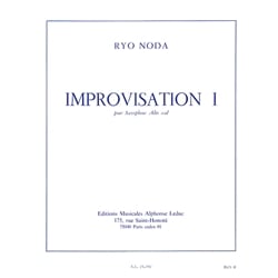 Improvisation 1 - Alto Sax Unaccompanied