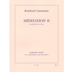 Meditation II - Alto Saxophone and Organ