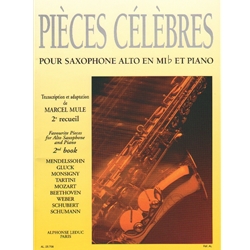 Pieces Celebres, Book 2 - Alto Sax and Piano