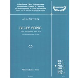 Blues Song - Alto Saxophone and Piano