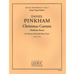 Christmas Cantata - SATB Chorus and Double Brass Choir (Full Score and Brass Parts)
