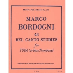 43 Bel Canto Studies - Tuba