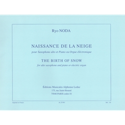 Naissance De La Neige - Alto Sax and Piano (or Electric Organ)
