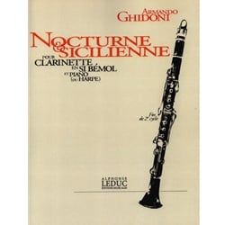 Nocturne & Sicilienne - Clarinet and Piano (or Harp)