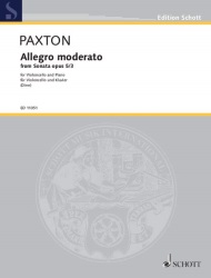 Allegro Moderato from Sonata, Op. 5, No. 3 - Cello and Piano
