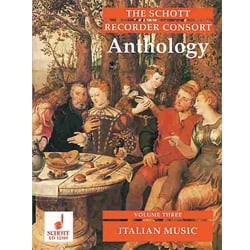 Schott Recorder Anthology Vol. 3 - Italian Music