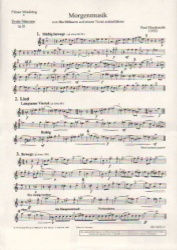 Morgenmusik - First Part (Trumpet or Flugelhorn)