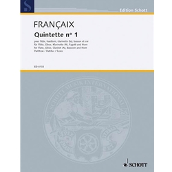 Quintet No. 1 - Woodwind Quintet (Score)