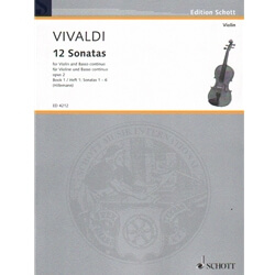 12 Sonatas, Op. 2, Book 1 - Violin and Piano