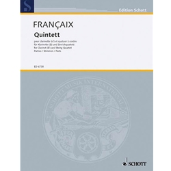 Quintet for Clarinet and String Quartet - Parts