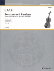 6 Sonatas and Partitas, BWV 1001-1006 - Violin Unaccompanied