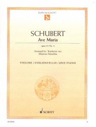 Ave Maria, Op. 52 No. 6 - Violin and Piano