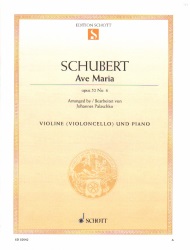 Ave Maria, Op. 52 No. 6 - Violin and Piano