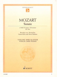Sonata in E Minor, K. 304 - Violin and Piano