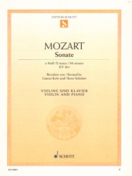 Sonata in E Minor, K. 304 - Violin and Piano