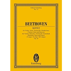 Septet in E-flat Major, Op. 20 (Study Score) - Mixed Septet